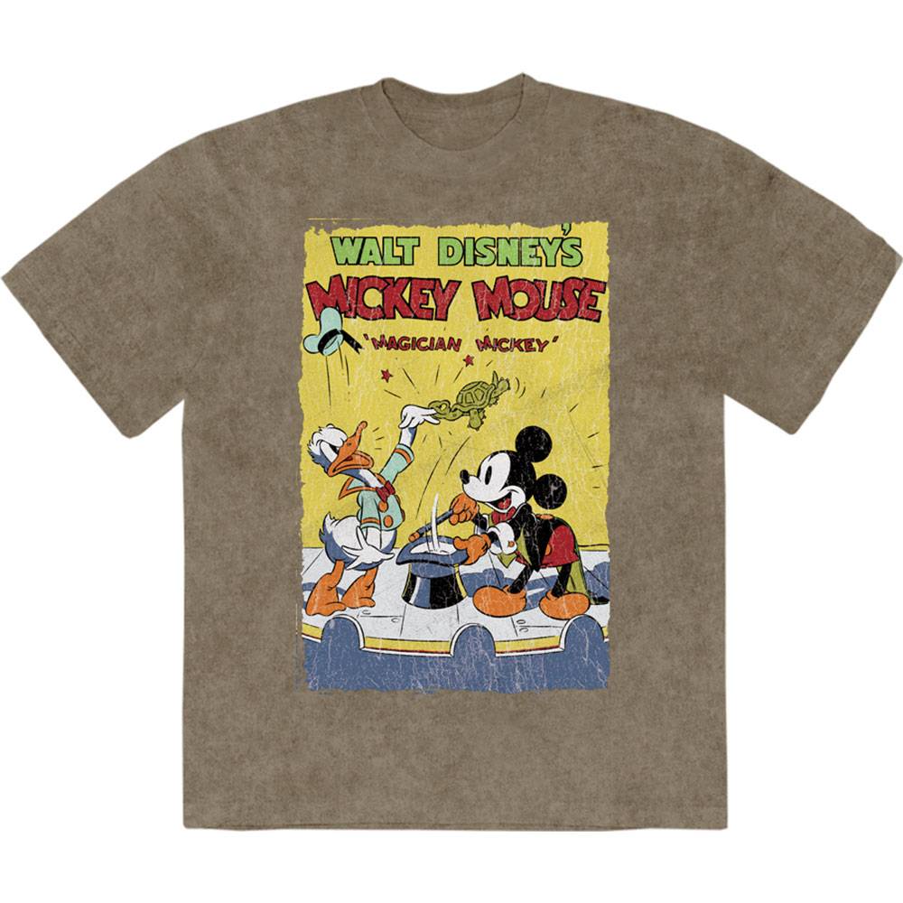 Disney - Mickey Magician Mens Tshirt - Green